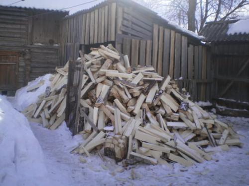 заготовка дров на будущую зиму